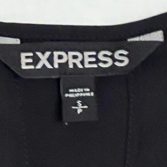 EUC | Express | Black Open-Back Tank | Size Small - Picture 4 of 4